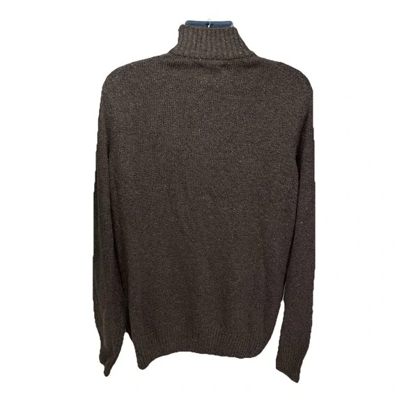 NEW Sonoma Men's Size XL Super Soft Knit 1/4 Zip Sweater Light Brown - Picture 3 of 10